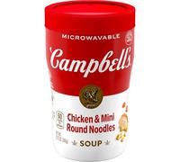 Campbell's Soup on the Go, Chicken & Mini Round Pasta, 10.75 oz (Pack of 8)