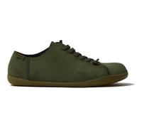 Camper for man. 17665-299 Peu Cami green leather trainers (43), Flat, Suede, Laces, Casual, Sustainable
