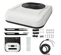 Camper Air Conditioner 12V 24V Rooftop AC Unit 1800W Cooling Capacity Ultra Quiet DC Inverter Cooling for Semi Truck Sleeper Cab Off-Grid RV Life(Rotor Type,24V)