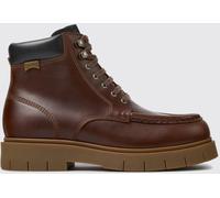 CAMPER Alaro Lace-Up Leather Combat Boots with Padded Ankle and Low Heel - Size: 36 - female