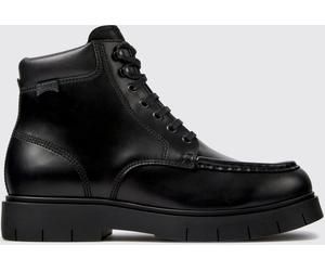 CAMPER Alaro Smooth Leather Combat Boots with Side Zip and Padded Ankle - Size: 42 - male