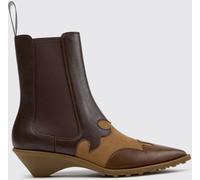 CAMPER Anita Bicolour Suede and Smooth Leather Chelsea Ankle Boots - Size: 41 - female