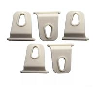 Camper Awning Accessory with 5 Pack Hangers for Holding Clothing Towels Tools Without Taking Up Interior Space (White)