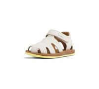 Camper Bicho First Walkers 80372 T-Strap Sandal, White Natural, 7.5 UK