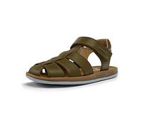 Camper Bicho Kids 80177 T-Strap Sandal, Green 066, 10 UK Child