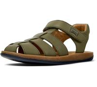 Camper Boys Bicho 80177 T-Strap Sandal, Medium Green 088, 1 UK Child