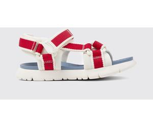 CAMPER Boy's Bicolor Oruga Sandals in Technical Fabric with Velcro Closure - Size: 32 - male