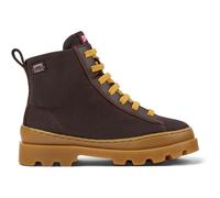 CAMPER Brutus - Boots for Girls - Brown, size 10, Cotton fabric/Smooth leather K900318-004