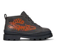 CAMPER Brutus - Boots for Girls - Grey, size 10, Smooth leather K900370-005
