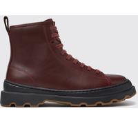 CAMPER Brutus+ Combat Boots in Calfskin with Side Zip and Lug Sole - Size: 38 - female