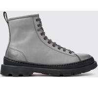 CAMPER Brutus+ Distressed-Effect Calfskin Combat Boots with Zip - Size: 42 - female