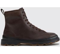 CAMPER Brutus+ Lace-Up Ankle Boots in Smooth Leather with Rubber Sole - Size: 45 - male