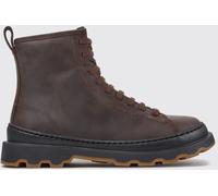 CAMPER Brutus+ Lace-Up Nubuck Combat Boots with Lug Sole - Size: 39 - female