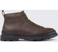 CAMPER Brutus+ Leather Lace-Up Ankle Boots with Zip and Lug Sole - Size: 40 - male