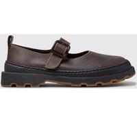 CAMPER Brutus+ Leather Mary Jane Ballet Pumps with Notched Sole - Size: 36 - female