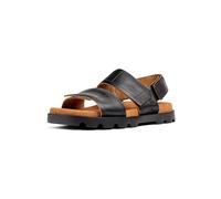 Camper Brutus Sandal K100777, Men's 2 Strap Sandal, Black 007, 8 UK