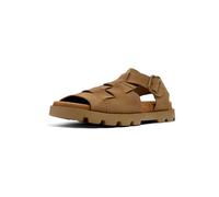 Camper Brutus Sandal K100778, Men's 2-Stripes Sandals, Medium Brown 007, 11 UK