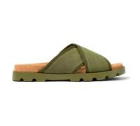 CAMPER Brutus Sandal - Sandals for Men - Green, size 8, Cotton fabric K100958-002