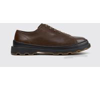 CAMPER Brutus+ Smooth Leather Trainers with Serrated Rubber Sole - Size: 39 - male