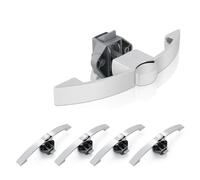 Camper Car Push Button Latch Lock Keyless Cabinet Handle Drawer Locks Furniture Hardware 5Pcs(10 Chrome 160)