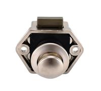 Camper Car Push Lock Diameter 20mm Caravan Boat Motor Home Cabinet Drawer Latch Button Locks for Furniture Hardware 1Pcs(Pearl nikel)