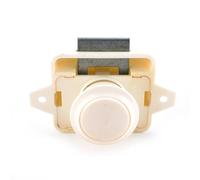 Camper Car Push Lock Diameter 26mm Cabinet Drawer Latch Button Locks 1pcs(White)