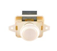 Camper Car Push Lock Diameter 26mm RV Caravan Boat Motor Home Cabinet Drawer Latch Button Locks for Furniture Hardware 1Pcs(White)