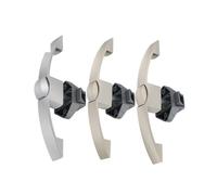 Camper Car Push Lock with Handle Caravan Boat Motor Home Cabinet Drawer Latch Button Locks for Furniture Handle Hardware 1Pcs(Pearl Nickel 160mm)