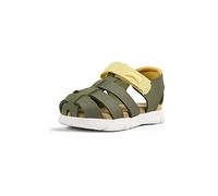 Camper Caterpillar Blue Leather Sandals, Green 008, 4.5 UK