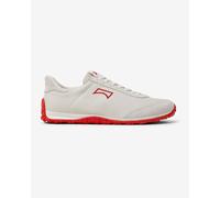 Camper Drift Walk Leather Shoes White Red - 44
