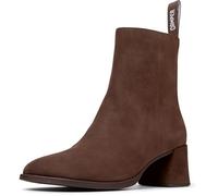 Camper Female Kora K400798 Zip Bootie, Dark Brown 002, 4