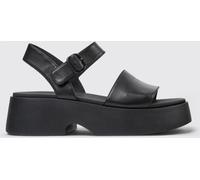 CAMPER Flat Sandal Woman color Black - Size: 40 - female