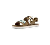 Camper Girls' Miko K800591 2-Strap Sandal, Medium Brown 002 Tws, 29 EU