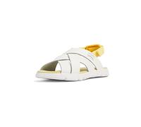 Camper Girl's Oruga Kids-k800430 Flat Sandal, White, 5 UK