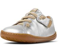 Camper unisex for kids. 80212-114 Peu Cami grey leather trainers (21), Flat, Laces, Casual, Sustainable, children's fashion