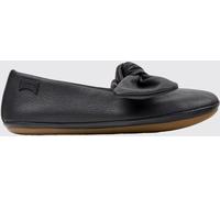 CAMPER Girl's Right Smooth Leather Ballet Flats with Knot Detail - Size: 28 - female