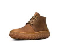 Camper for man. K300330-002 Brown Ground leather ankle boots (40), Flat, 1 to 3 cm, Laces, Casual