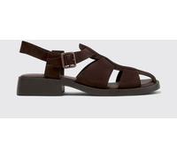CAMPER Heeled Sandal Woman color Brown - Size: 40 - female