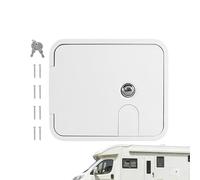 Camper Hose Storage Cover - Rv Power Cord Hatch, Rust-Resistant Compartment Cover, RV Electrical Access Compartment Door, Hatch Covers for Vehicles Interior Port Floor Cable Inspection