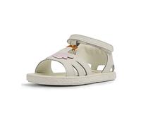 Camper Baby Girls Miko First Walkers K800471 T-Strap Sandal, White, 7.5 UK Child