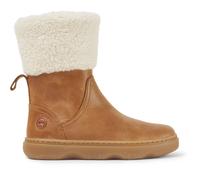 CAMPER Kiddo - Boots for Girls - Beige,Brown, size 7.5, Smooth leather/Cotton fabric K900240-003