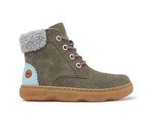 CAMPER Kiddo - Boots for Girls - Green, size 10, Cotton fabric K900280-002