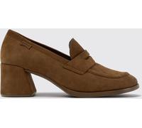 CAMPER Kora Nubuck Loafers with Strap and Medium Heel - Size: 39 - female