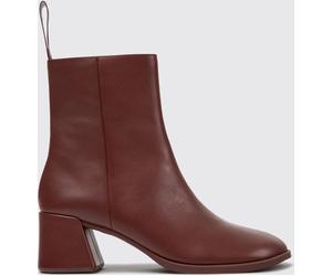 CAMPER Kora Smooth Leather Ankle Boots with Block Heel and Side Zip - Size: 36 - female