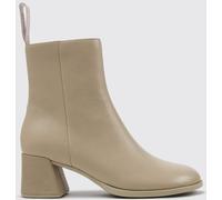 CAMPER Kora Smooth Leather Ankle Boots with Block Heel and Side Zip - Size: 38 - female