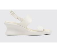 CAMPER Louise Sandal - Sandals for Women - White, size 8, Smooth leather K201915-002