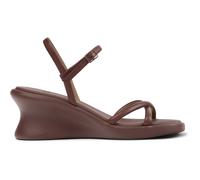 CAMPER Louise Sandal - Sandals for Women - Burgundy, size 8, Smooth leather K201916-002