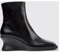 CAMPER Louise Smooth Leather Wedge Ankle Boots with Squared Toe - Size: 39 - female