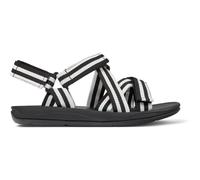 CAMPER Match - Sandals for Men - Black,White, size 8, Cotton fabric K100781-005