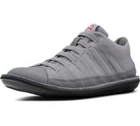 Camper for man. 36791-078 Beetle grey leather trainers (45), Flat, Suede, Laces, Casual, Sustainable